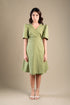 Maud London x Get Spotted: Julian Dress in Avocado
