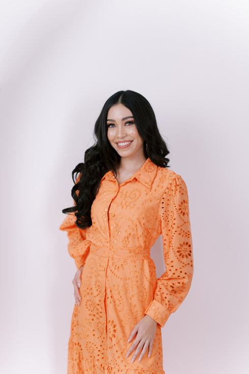 SPECIAL COLLECTION: Taro Eyelet Dress