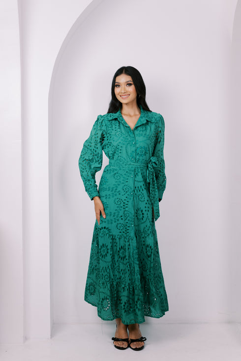 SPECIAL COLLECTION: Taro Eyelet Dress