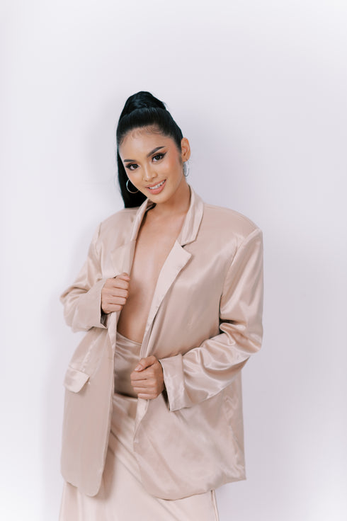 GS Party: Tracy Oversized Blazer and Maxi Skirt Set