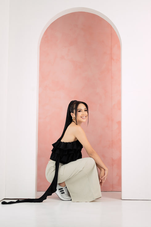 GS Gen Z: Apricot Cargo Maxi Skirt