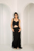 GS Gen Z: Black Cargo Maxi Skirt