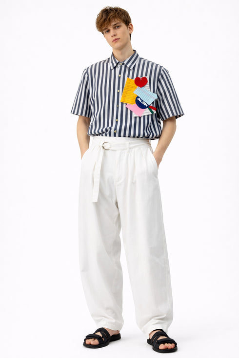 EMGEE by Get Spotted: ALSR x GS Beni Button-down Linen Shirt