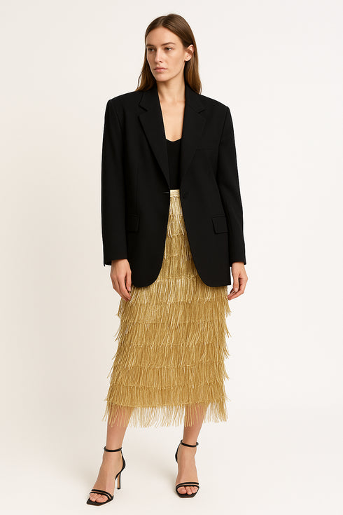 GS Holiday II 2025: Nicholas Fringe Skirt