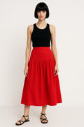 EMGEE by Get Spotted Holiday Col 2 2025: Yasmine Skirt in Red
