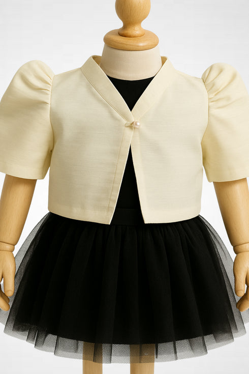 EMGEE by Get Spotted: Plain Bolero for Little Girls