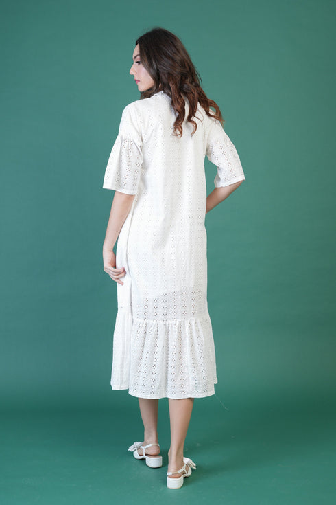 GET SPOTTED SHOP STOCKS Jenny Whites Collection: New Arianne Premium Eyelet Dress
