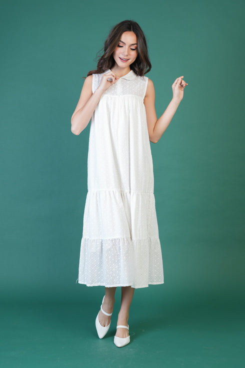 GET SPOTTED SHOP STOCKS Jenny Whites Collection: Alexa Premium Eyelet Dress