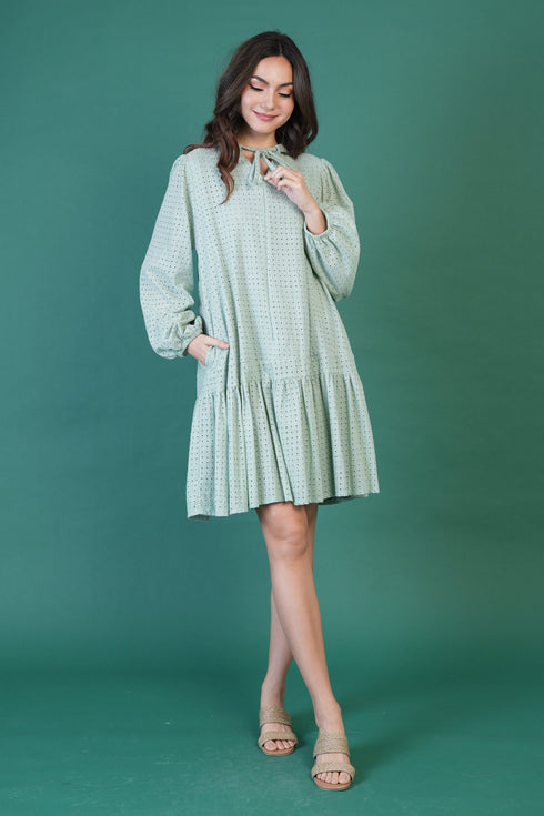 GET SPOTTED SHOP STOCKS Jenny Hues of Summer: NEW Arya Premium Eyelet Dress