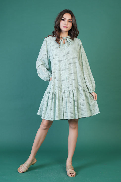 GET SPOTTED SHOP STOCKS Jenny Hues of Summer: NEW Arya Premium Eyelet Dress