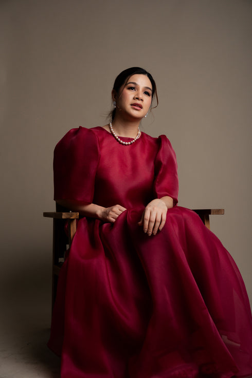 Maud London x Get Spotted: Gabriela in Burgundy