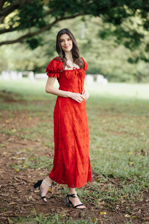GET SPOTTED SHOP STOCKS Jenny Red: Ozias Maxi Dress