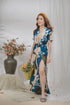 Wendy Printed Linen Maxi with Belt