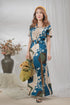 Wendy Printed Linen Maxi with Belt