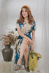 Wendy Printed Linen Maxi with Belt