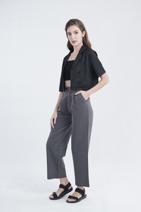 Milka Short Sleeved Button Down Top