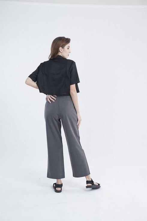 Milka Short Sleeved Button Down Top