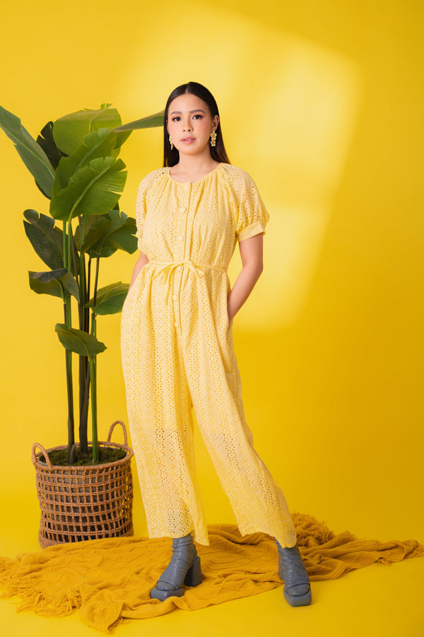 GET SPOTTED SHOP STOCKS Jenny Eyelet 4: Mary Jane Premium Eyelet Jumpsuit