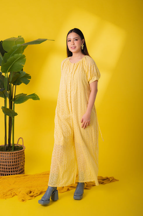 GET SPOTTED SHOP STOCKS Jenny Eyelet 4: Mary Jane Premium Eyelet Jumpsuit