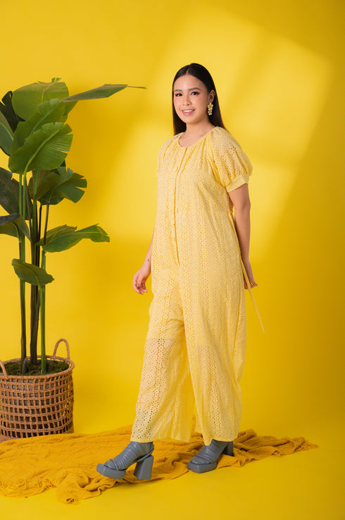 GET SPOTTED SHOP STOCKS Jenny Eyelet 4: Mary Jane Premium Eyelet Jumpsuit