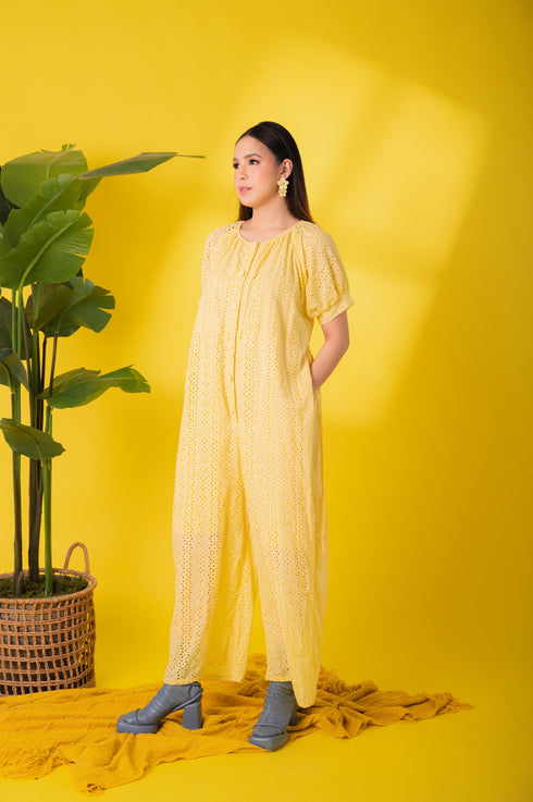 GET SPOTTED SHOP STOCKS Jenny Eyelet 4: Mary Jane Premium Eyelet Jumpsuit