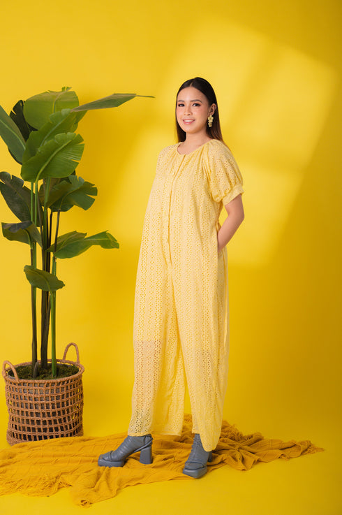 GET SPOTTED SHOP STOCKS Jenny Eyelet 4: Mary Jane Premium Eyelet Jumpsuit