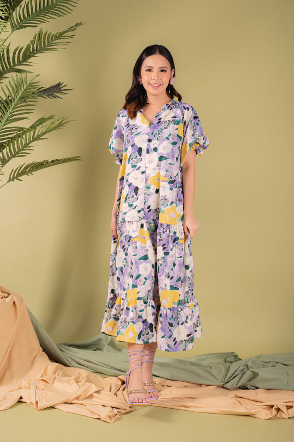 GET SPOTTED SHOP STOCKS Jenny Watercolor Dreams: Kate Popcorn Floral Shift Dress