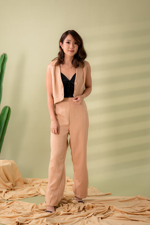 GS Linen Collection 2: Patricia Vest and Pants Set