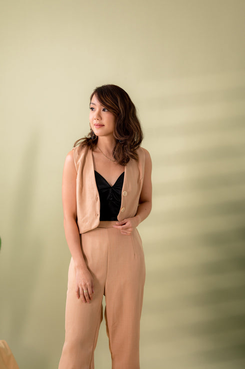 GS Linen Collection 2: Patricia Vest and Pants Set