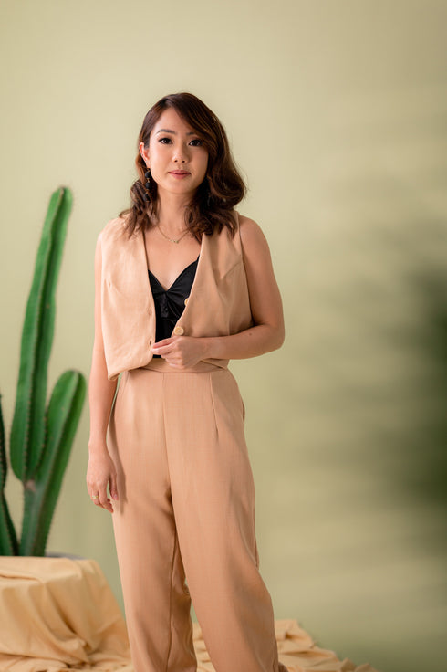 GS Linen Collection 2: Patricia Vest and Pants Set