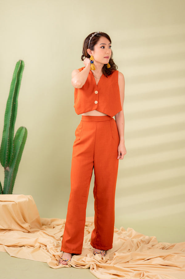 GS Linen Collection 2: Patricia Vest and Pants Set