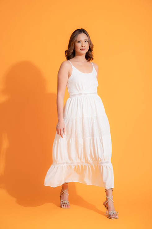 GS Eyelet: Pearl Dress