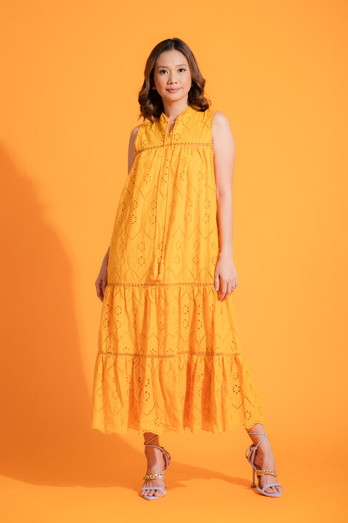 GS Eyelet: Maxene Dress