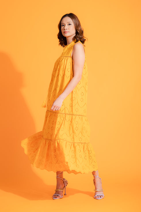GS Eyelet: Maxene Dress