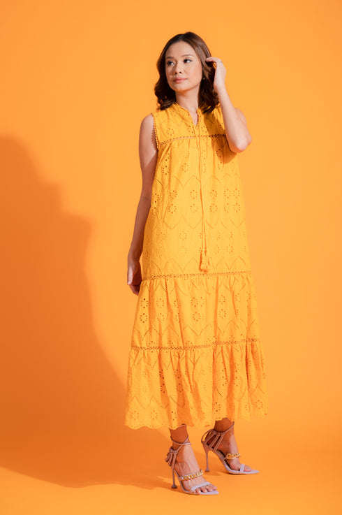 GS Eyelet: Maxene Dress