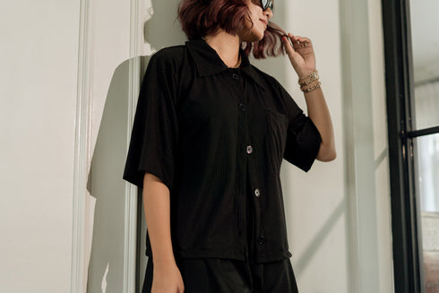 Laureen Uy x GS Style 4: Knitted Top and Shorts Set