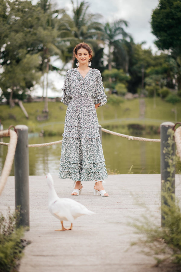 GET SPOTTED SHOP STOCK Jenny La Belle Fleur Sauvage: Emily Dress