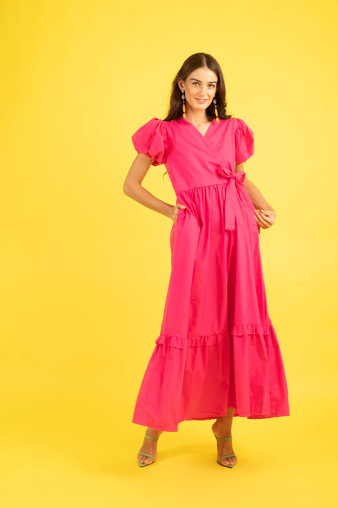 GET SPOTTED SHOP STOCKS Jenny Events: Feliza Wrap Dress