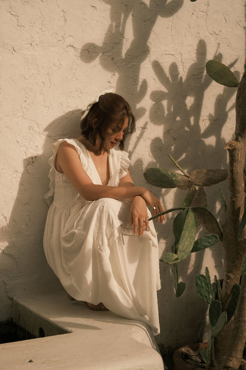 GET SPOTTED SHOP STOCKS MUM x LDG 2: Sinta Ruffled Maxi