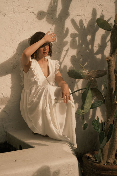 GET SPOTTED SHOP STOCKS MUM x LDG 2: Sinta Ruffled Maxi