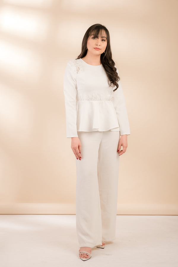 Putti Top with Feathers