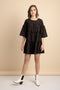 Weslynn Black Babydoll Dress