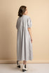 Arianne Grey Poplin Dress