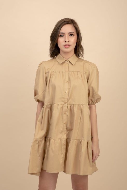 Sarah Brown Mini Dress