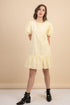 Johanna Yellow Eyelet Dress