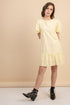 Johanna Yellow Eyelet Dress