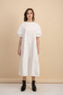 Arianne White Poplin Dress