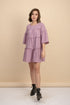 Weslynn Purple Babydoll Dress