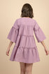 Weslynn Purple Babydoll Dress