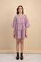 Weslynn Purple Babydoll Dress